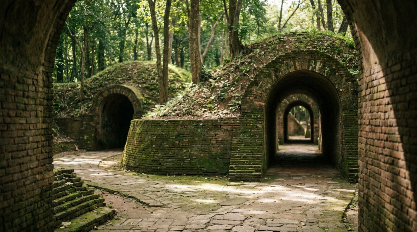 Wat Umong's Forest Tunnels - hidden gems chiang mai