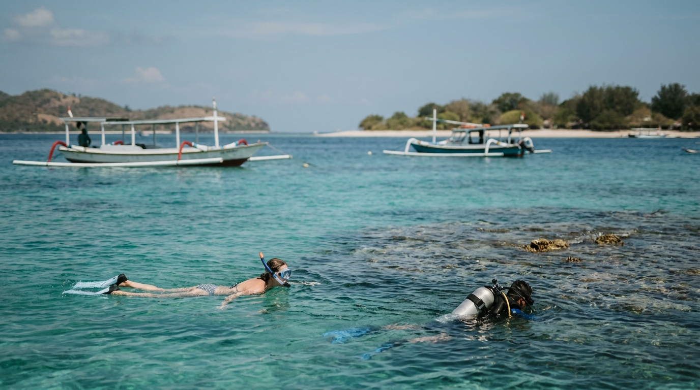 2. Snorkel and Dive the Gili Islands - things to do in lombok