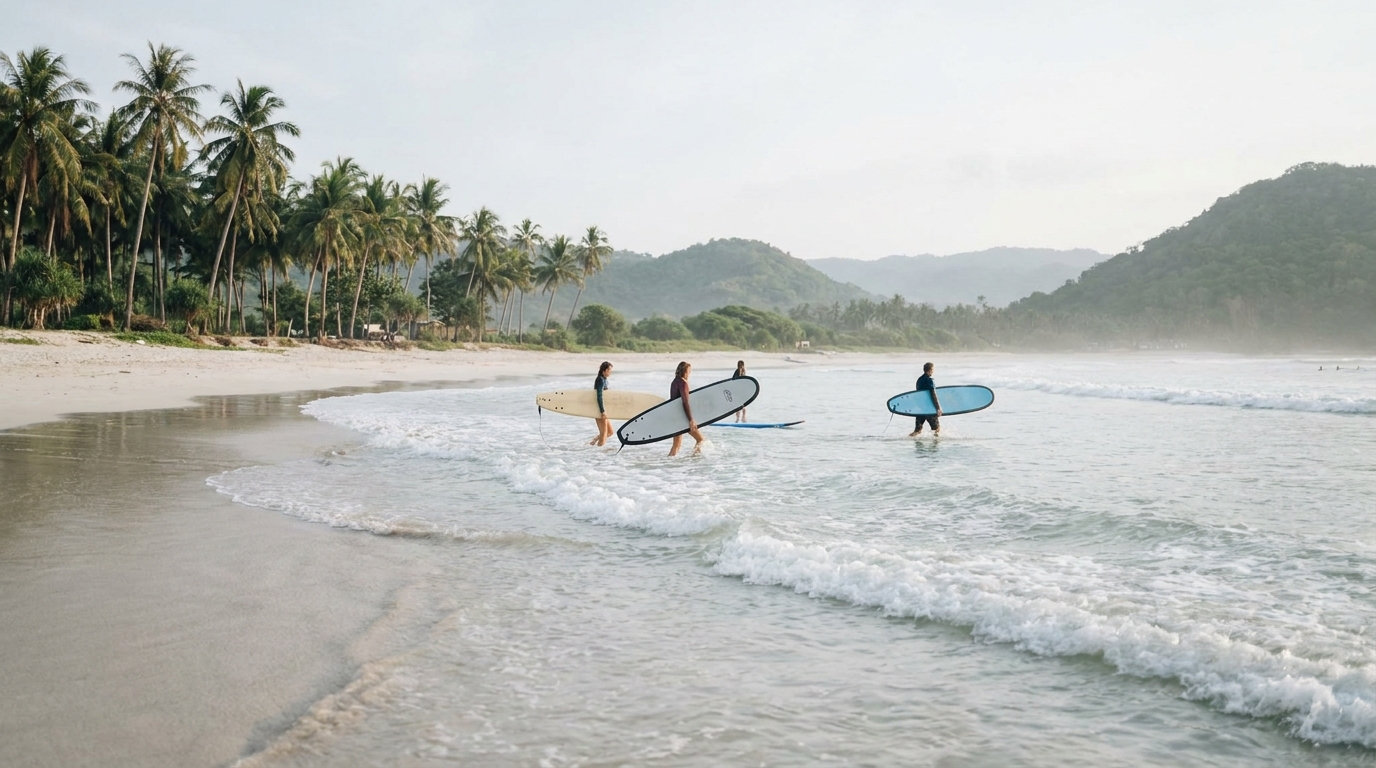 Selong Belanak: Top Beginner Surf Beach - best beaches lombok