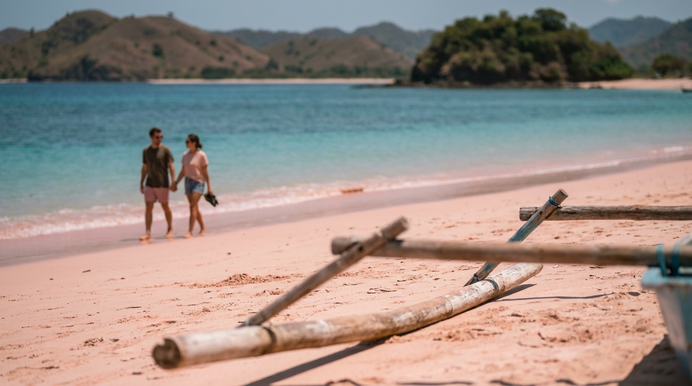 Pink Beach (Pantai Merah): Lombok's Most Photogenic Coastline - day trips from lombok