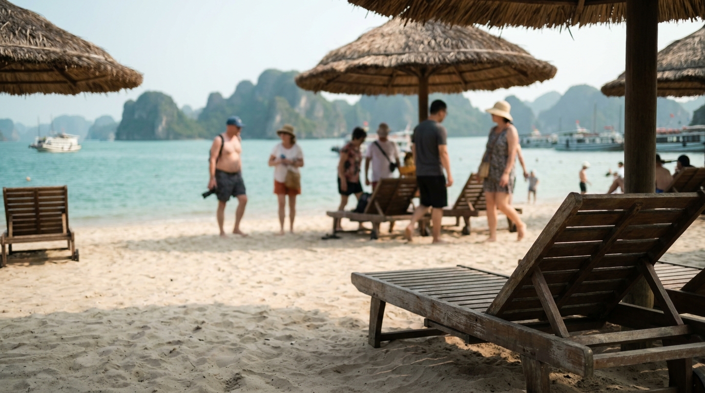 Bai Chay Beach, Ha Long City — Best for Combining with Ha Long Bay - best beaches hanoi
