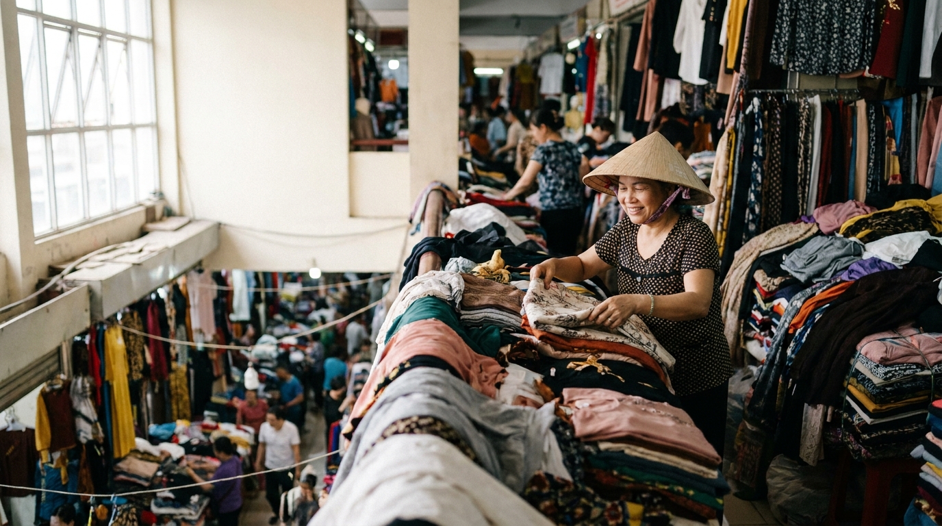 Dong Xuan Market: Beyond the Ground Floor - hidden gems hanoi