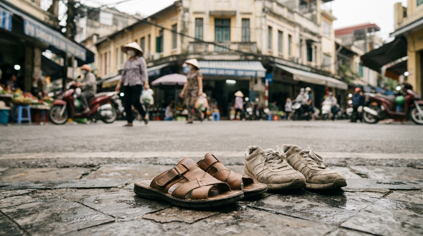 Shoes: The Most Underestimated Decision - hanoi packing list