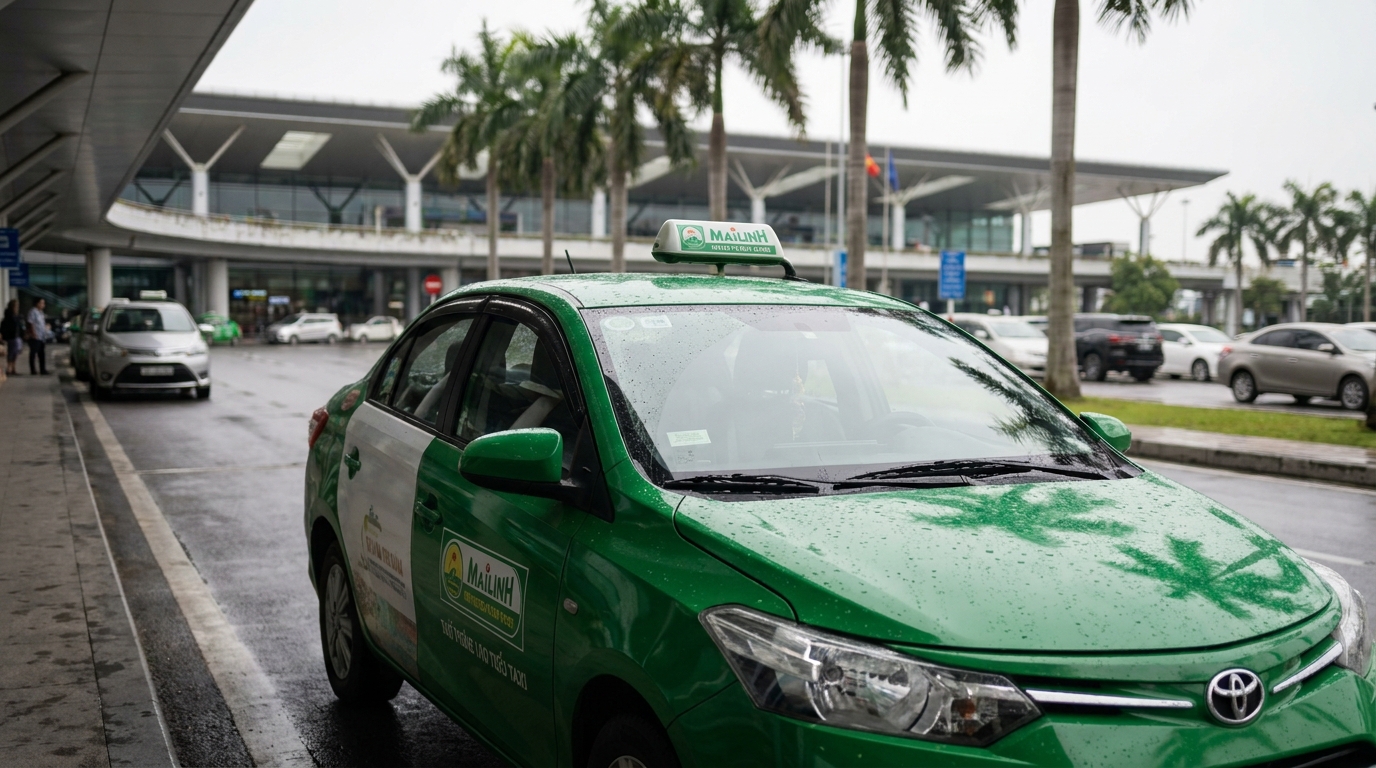 Metered Taxi from Noi Bai Airport - hanoi airport transfer