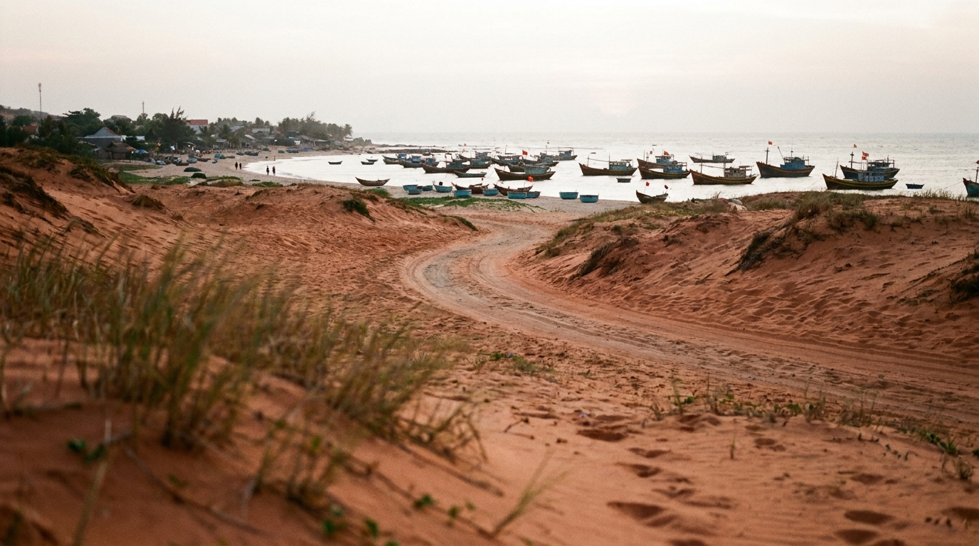 Mui Ne Sand Dunes and Fishing Village - day trips from ho chi minh city