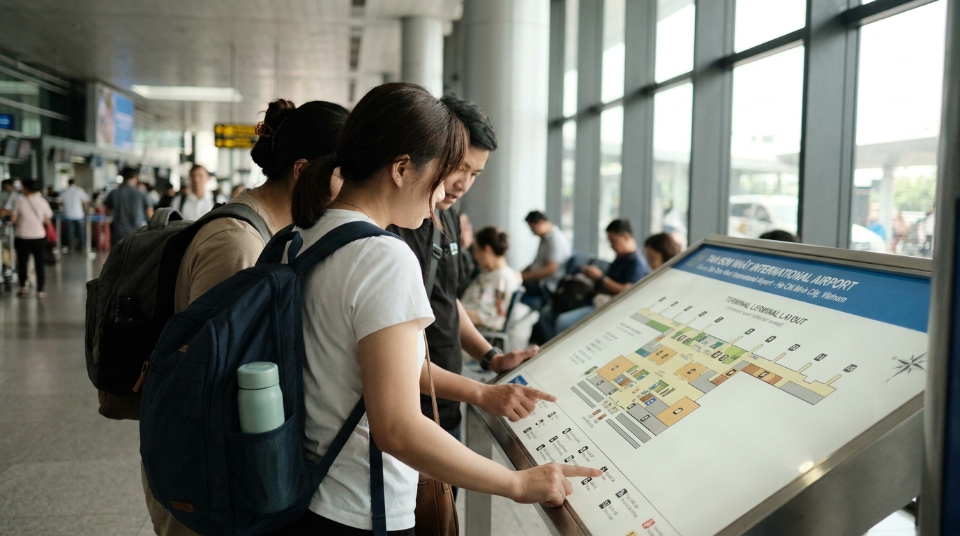 Understanding Tan Son Nhat Airport Layout - ho chi minh city airport transfer