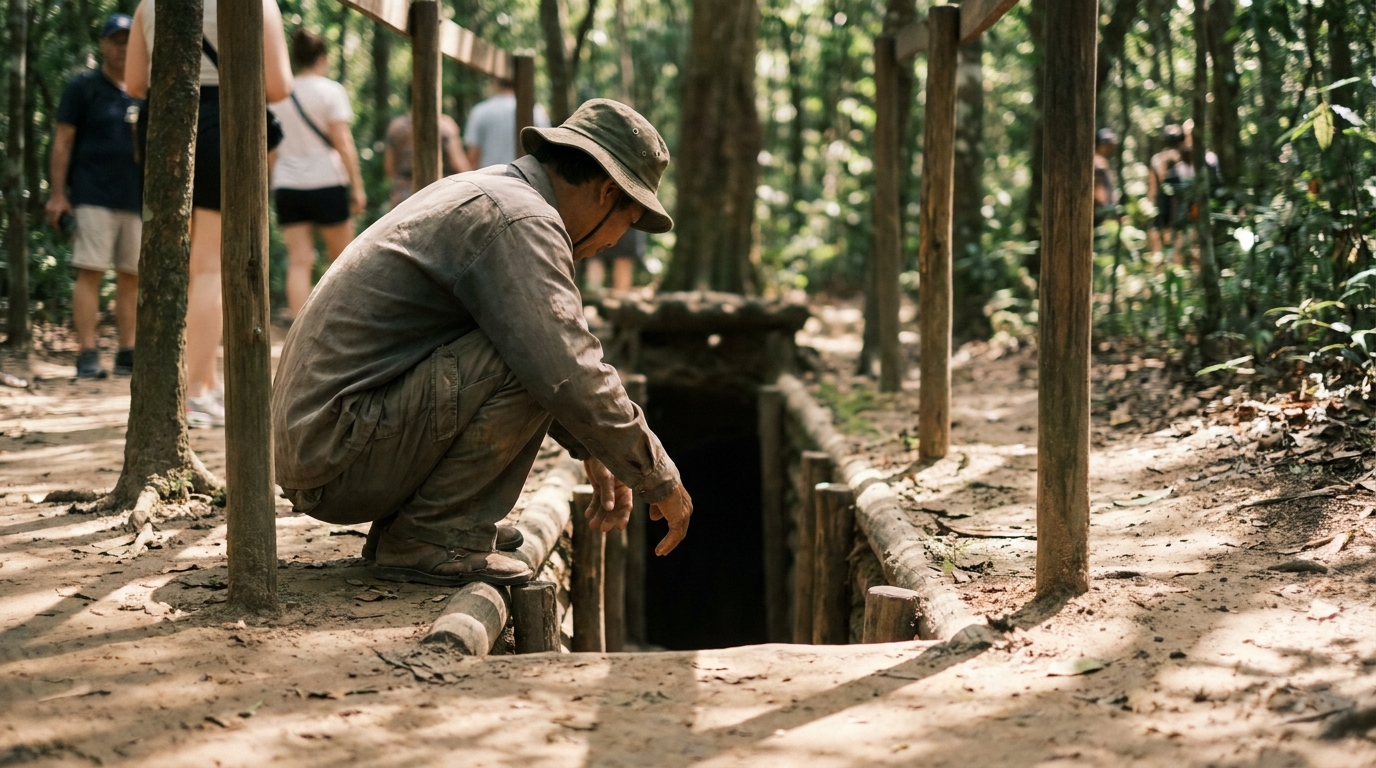 1. Explore the Cu Chi Tunnels - things to do in ho chi minh city