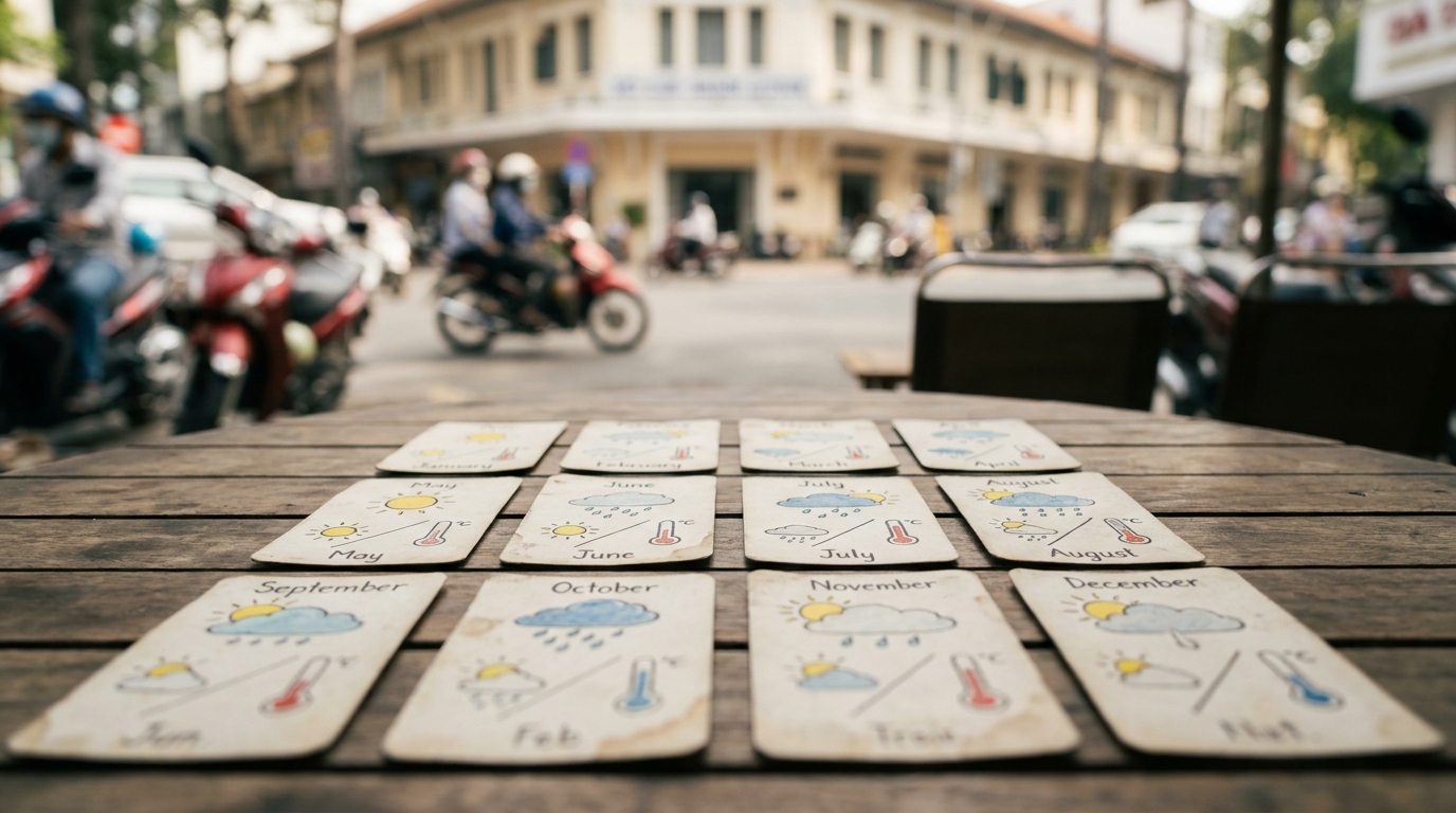 Month-by-Month Weather Breakdown - best time to visit ho chi minh city