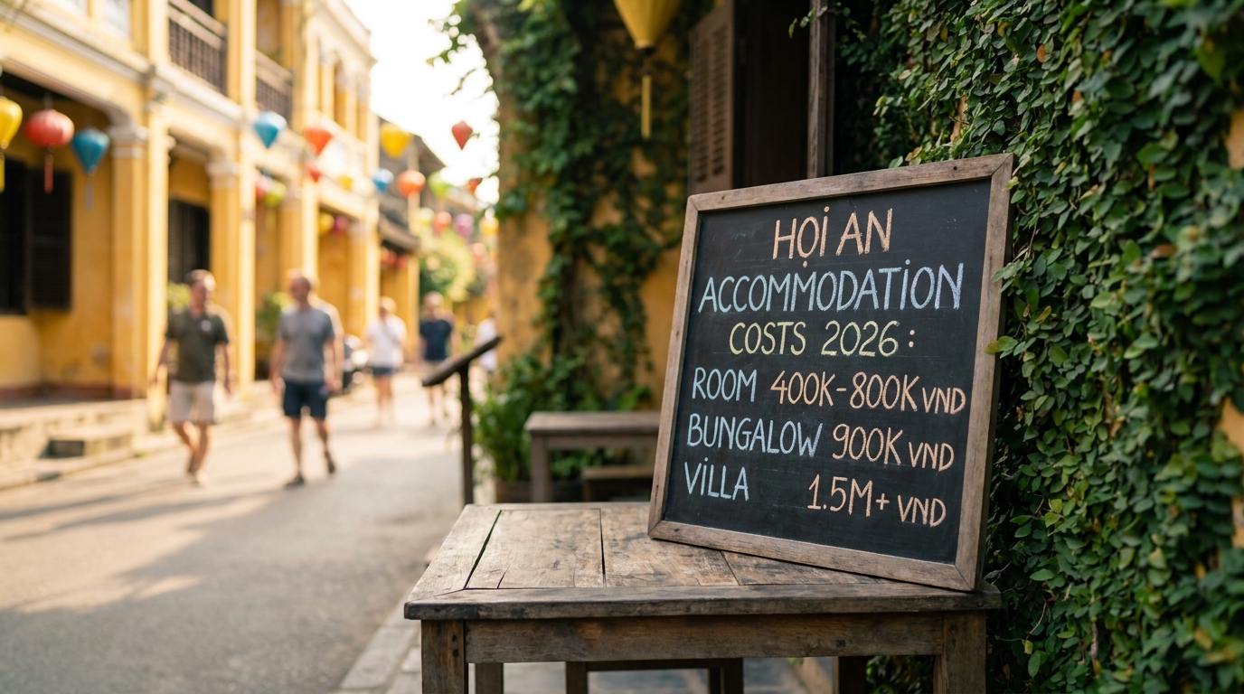 Accommodation Costs in Hoi An 2026 - hoi an travel cost