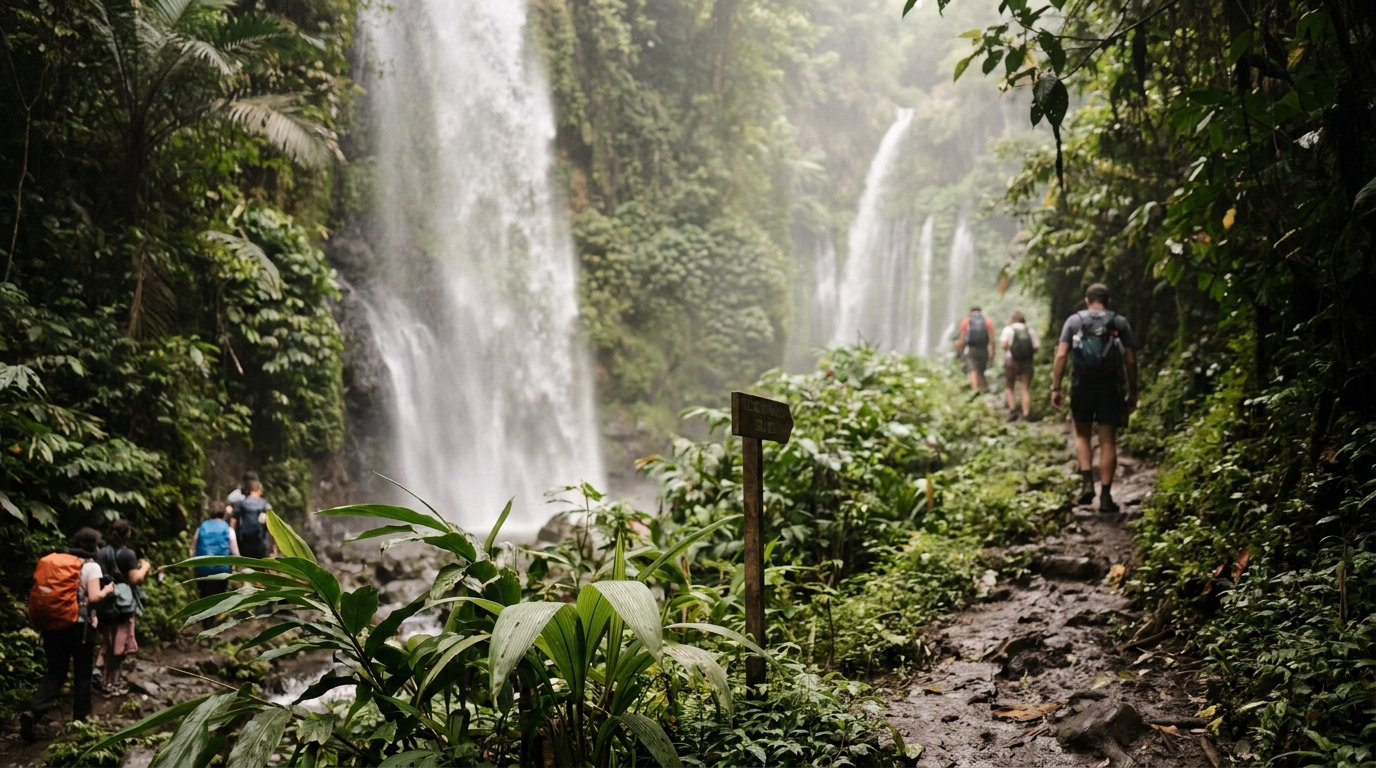 Tiu Kelep and Sendang Gile: Two Waterfalls in One Trek - hidden gems lombok