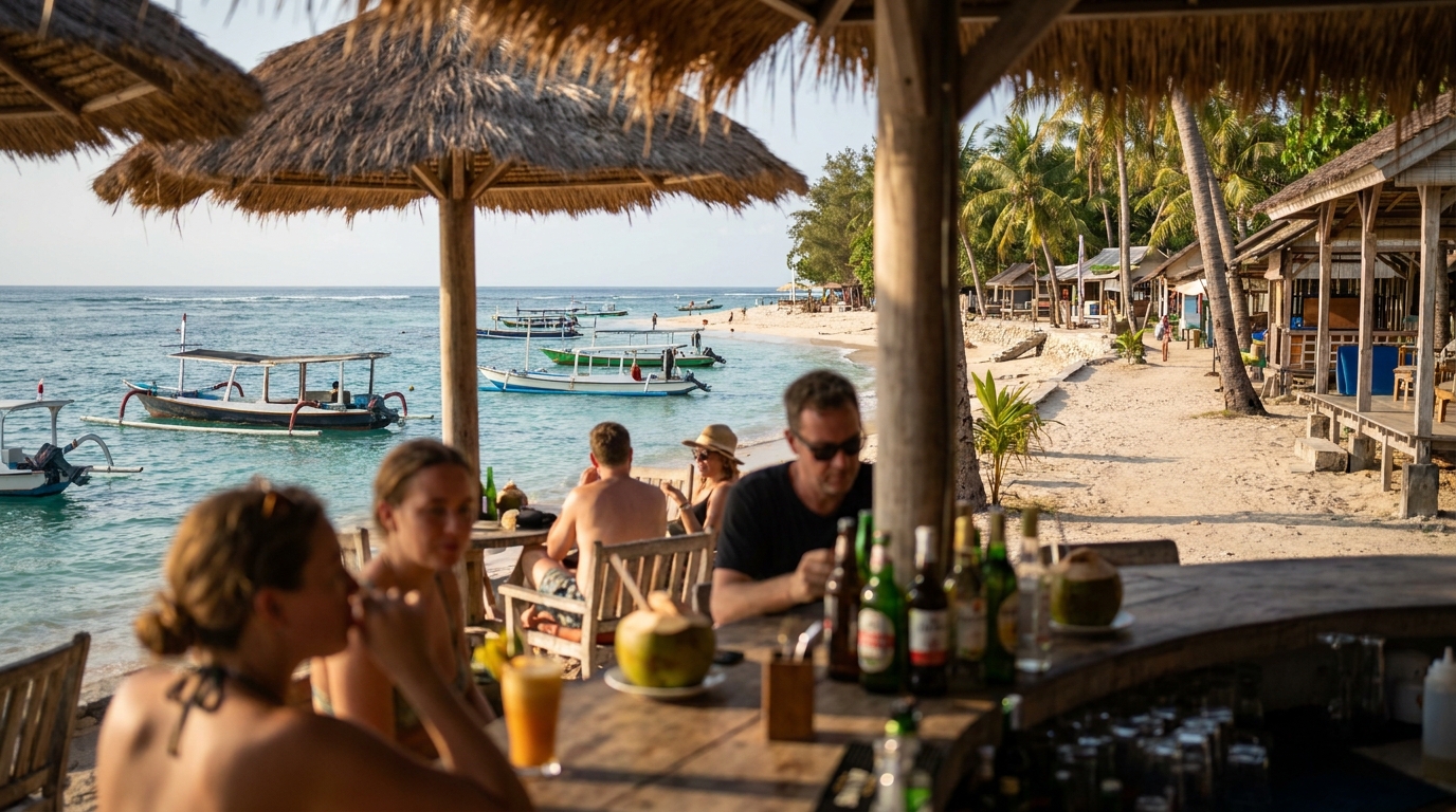 Day 2: Gili Trawangan — The Iconic Party-and-Reef Island - lombok itinerary 4 days