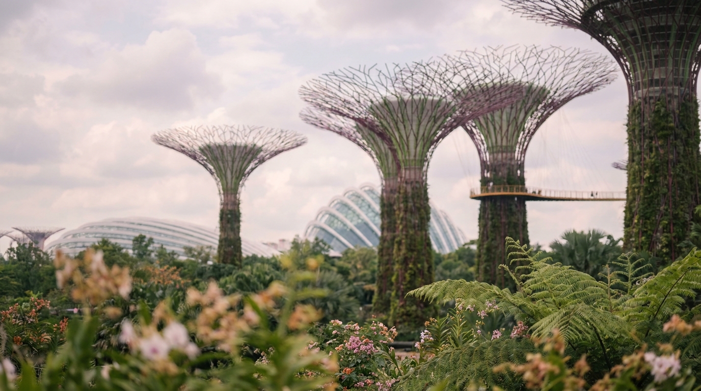 1. Gardens by the Bay: Supertrees and Cloud Forest - things to do in singapore