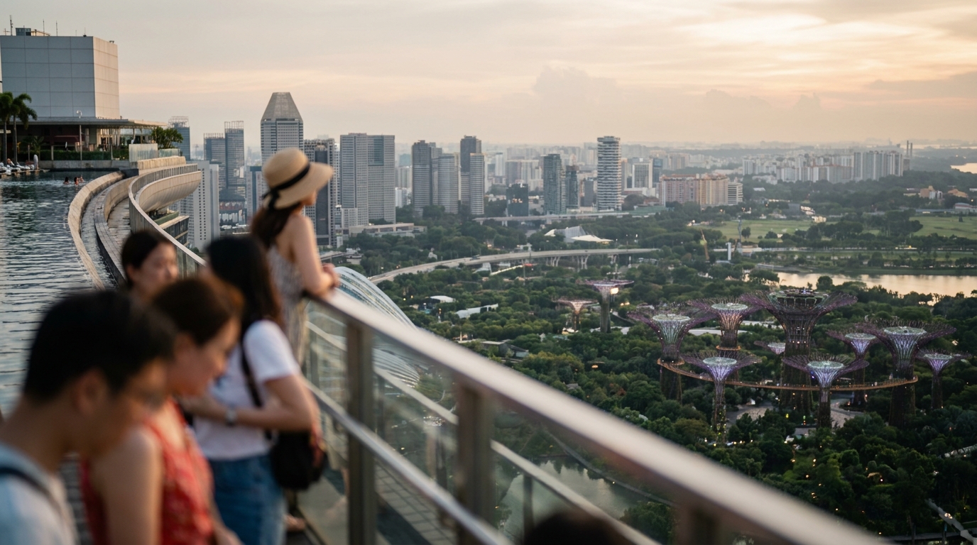 2. Marina Bay Sands SkyPark Observation Deck - things to do in singapore