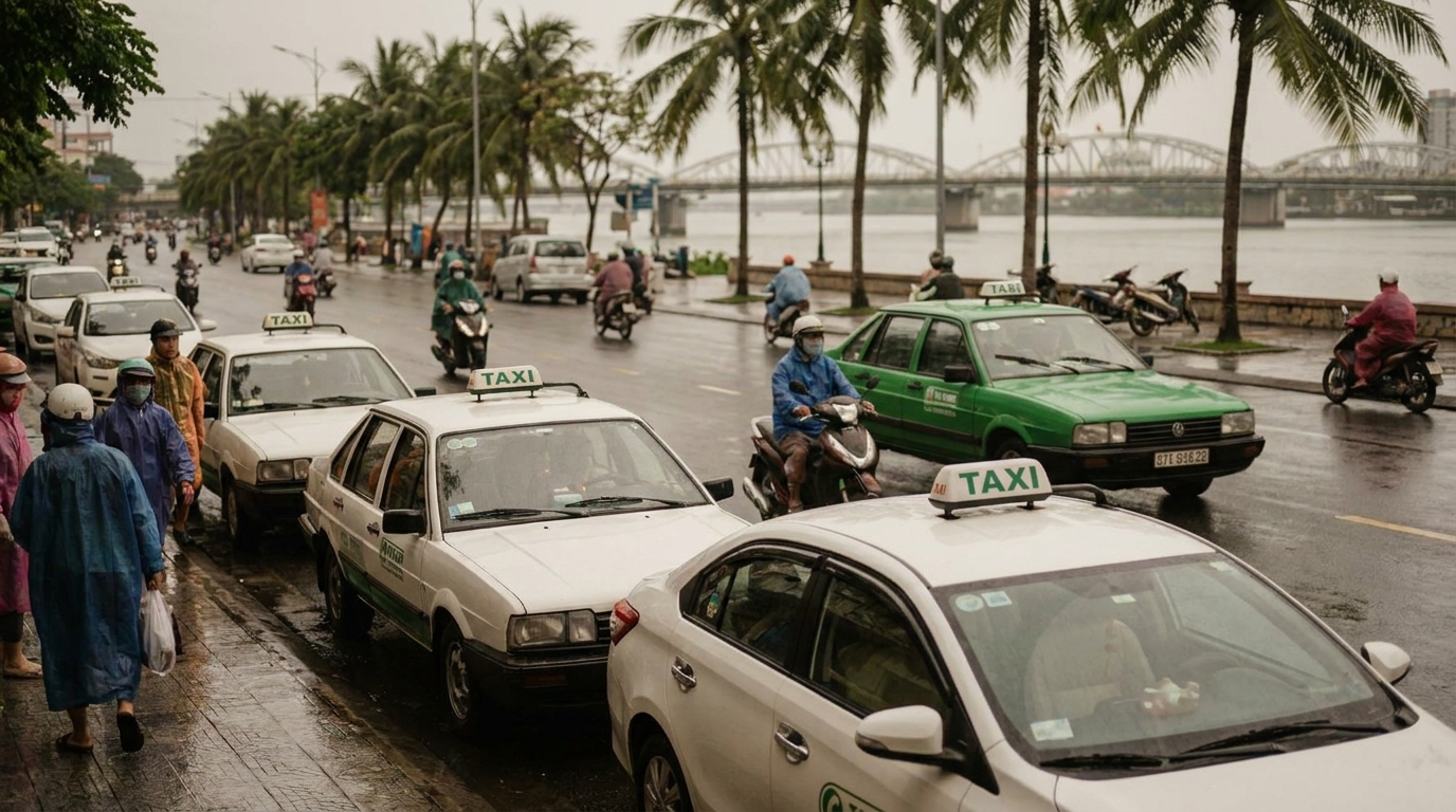 Official Metered Taxis: Reliable but Pricier Than Grab - da nang airport transfer