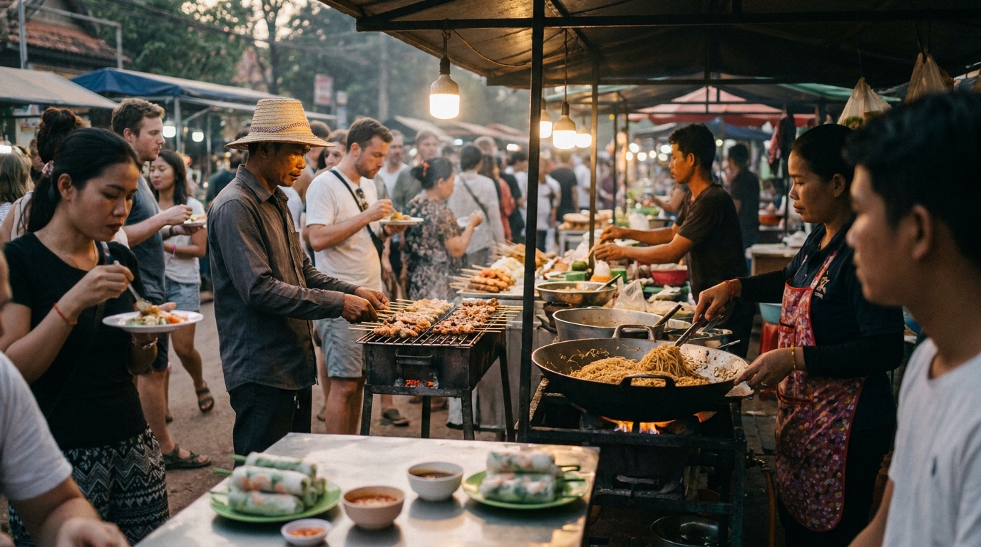 Street Food in Siem Reap: Where to Eat and What to Pay - siem reap food guide