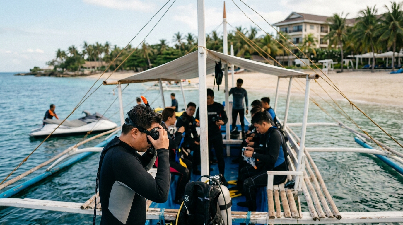 4. Day Trip to Mactan Island for Diving and Water Sports - things to do in cebu