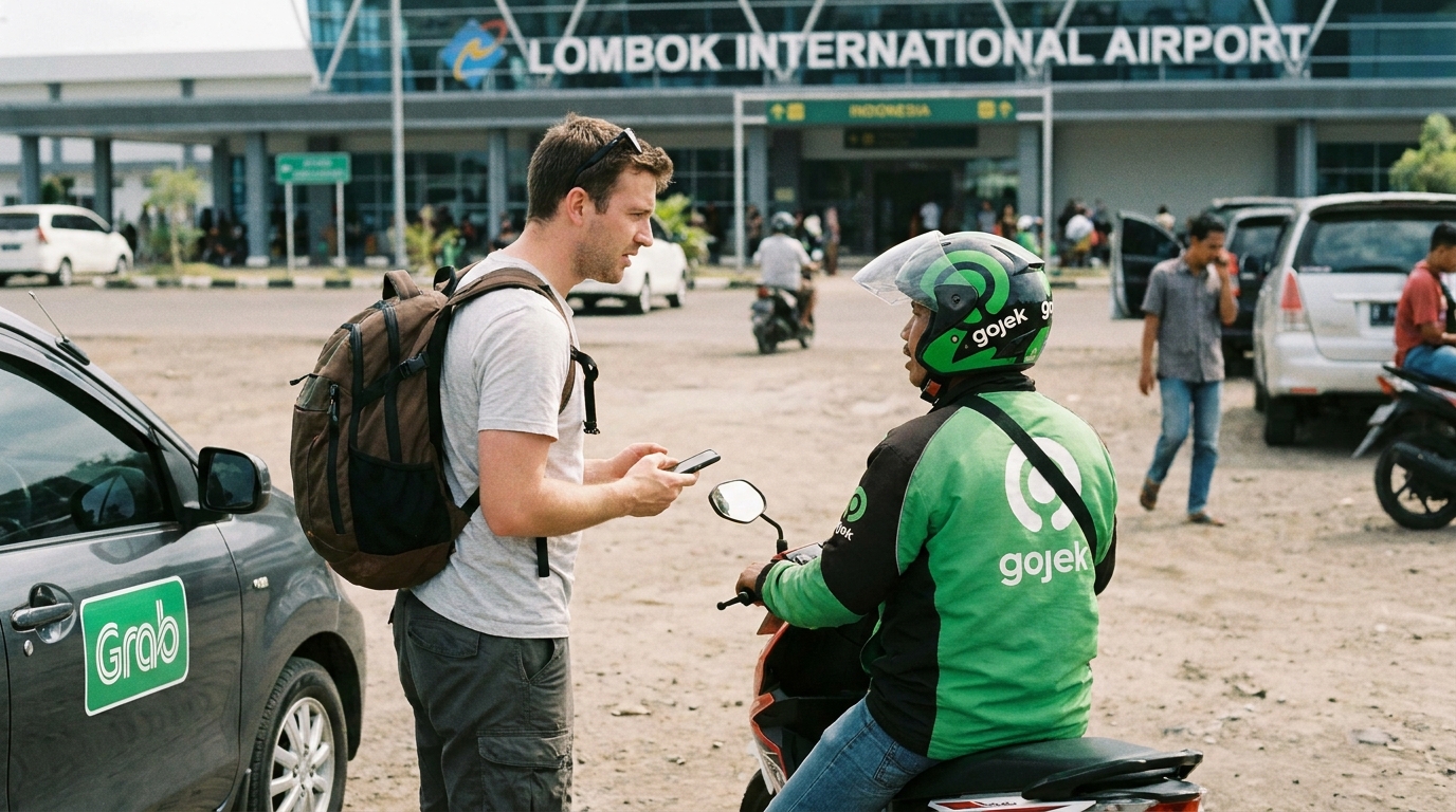 Can You Use Gojek or Grab at Lombok Airport? - lombok airport transfer