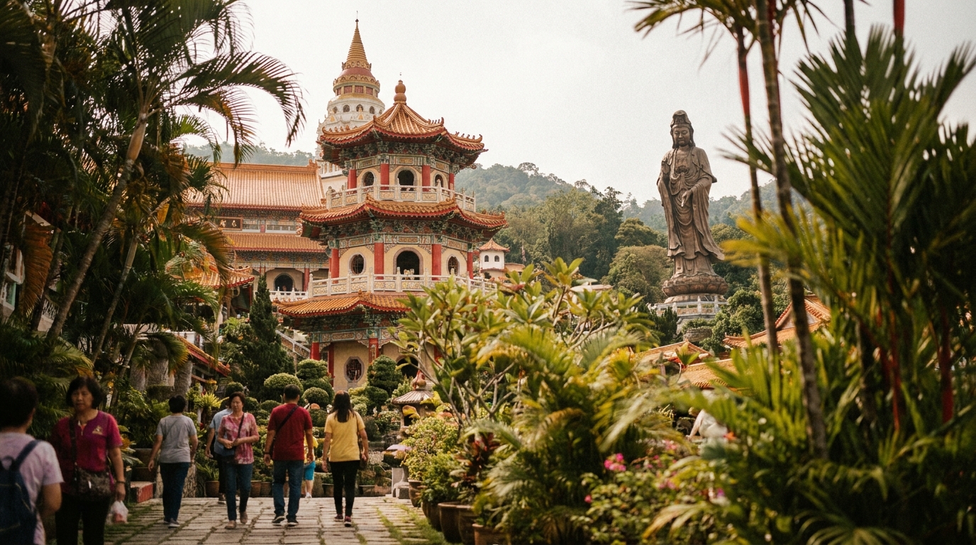 4. Visit Kek Lok Si Temple in Air Itam - things to do in penang