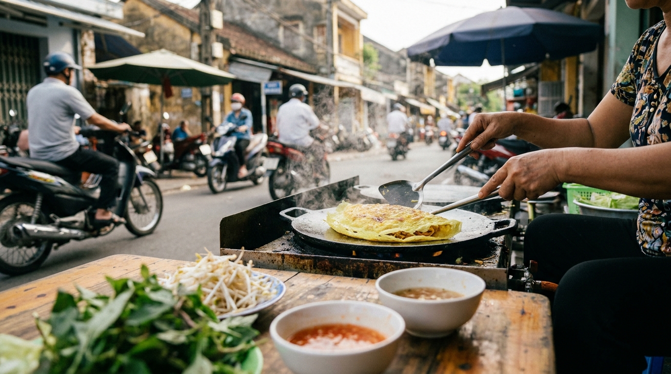Banh Xeo: Sizzling Vietnamese Crepes - da nang food guide
