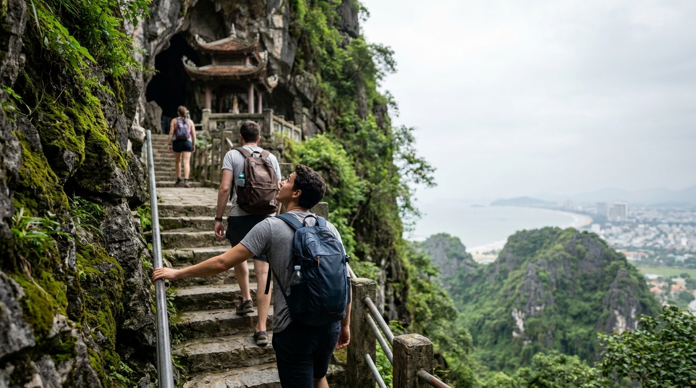 3. Climb the Marble Mountains (Ngu Hanh Son) - things to do in da nang