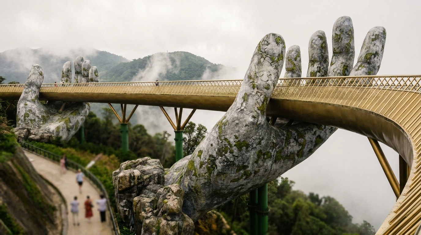 3. Ba Na Hills and the Golden Bridge - day trips from da nang