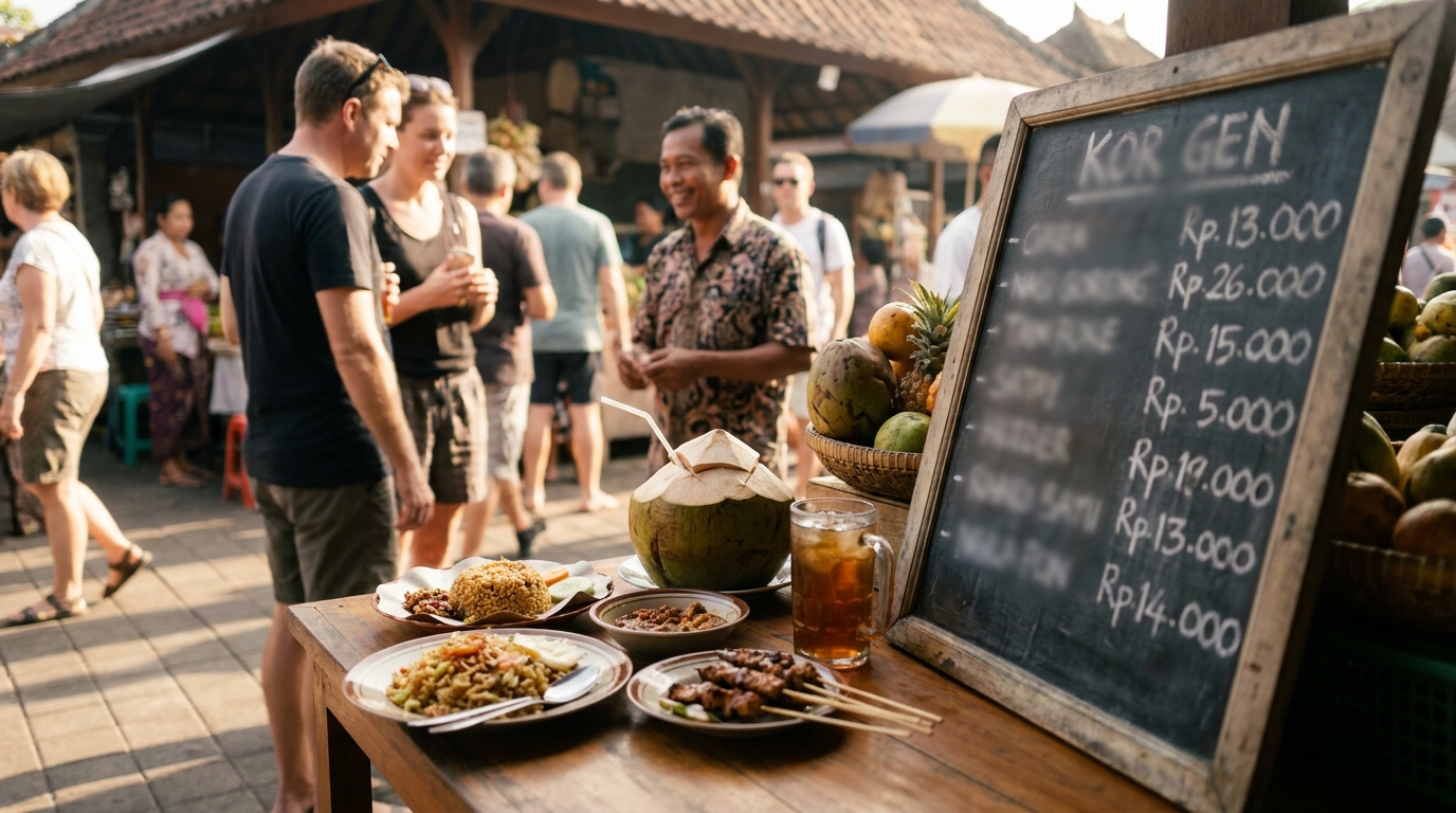 Food and Drink Costs in Bali 2026 - bali travel cost breakdown