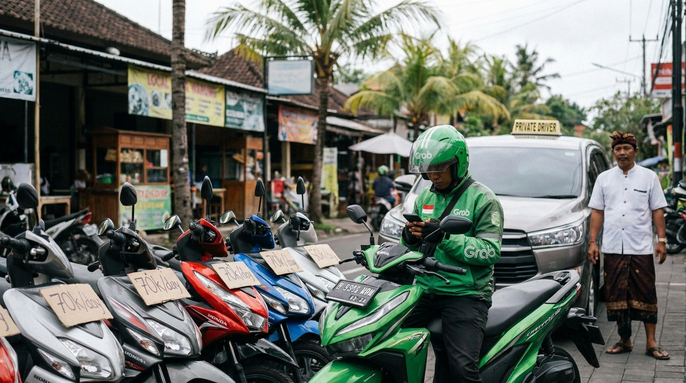 Transport Costs: Scooters, Grab, and Private Drivers - bali travel cost breakdown