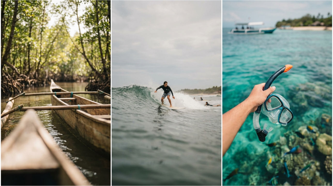2. Nusa Lembongan: Mangroves, Surfing, and Snorkeling - day trips from bali
