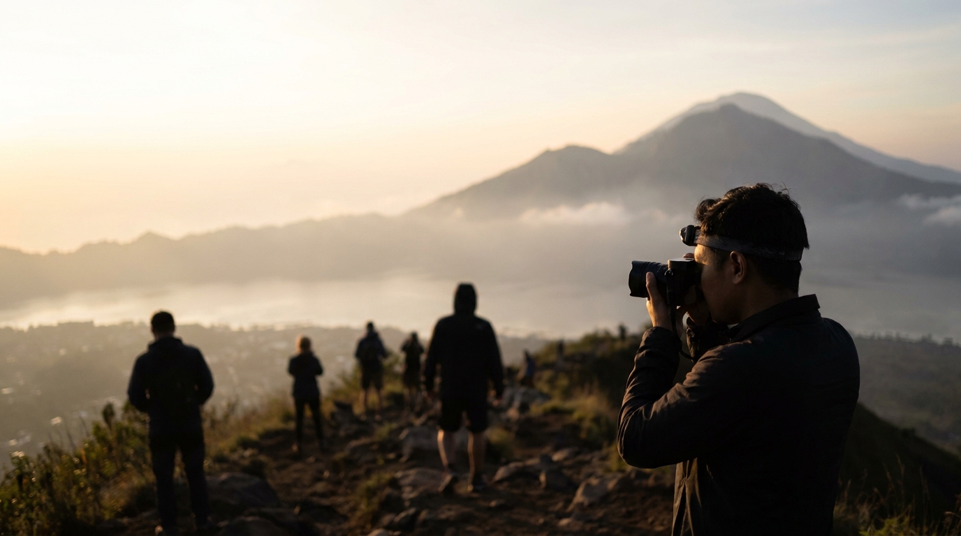 3. Mount Batur Sunrise Hike - day trips from bali