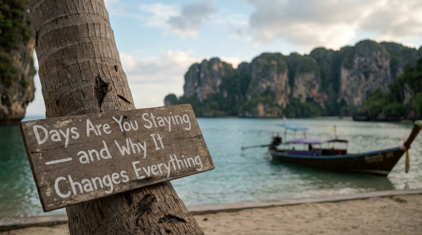 How Many Days Are You Staying — and Why It Changes Everything - krabi packing list