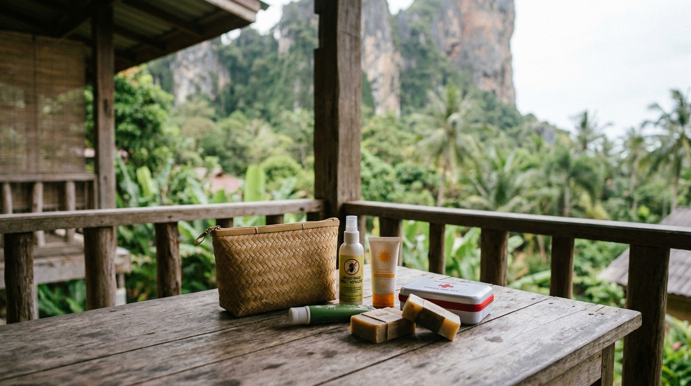 Toiletries and Health Essentials - krabi packing list