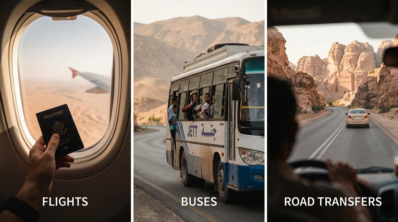 Getting to Petra: Flights, Buses, and Road Transfers - petra travel guide