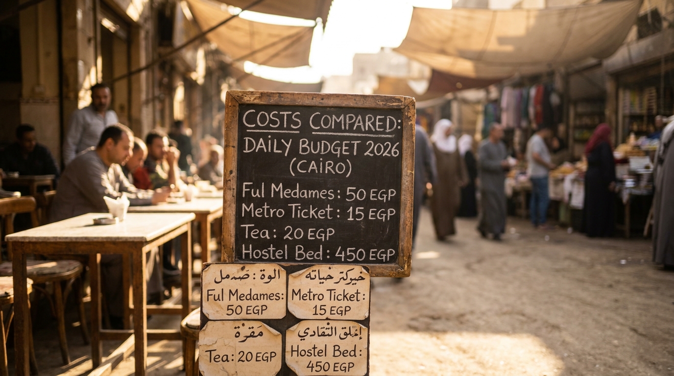 Costs Compared: Daily Budget in 2026 - cairo vs luxor