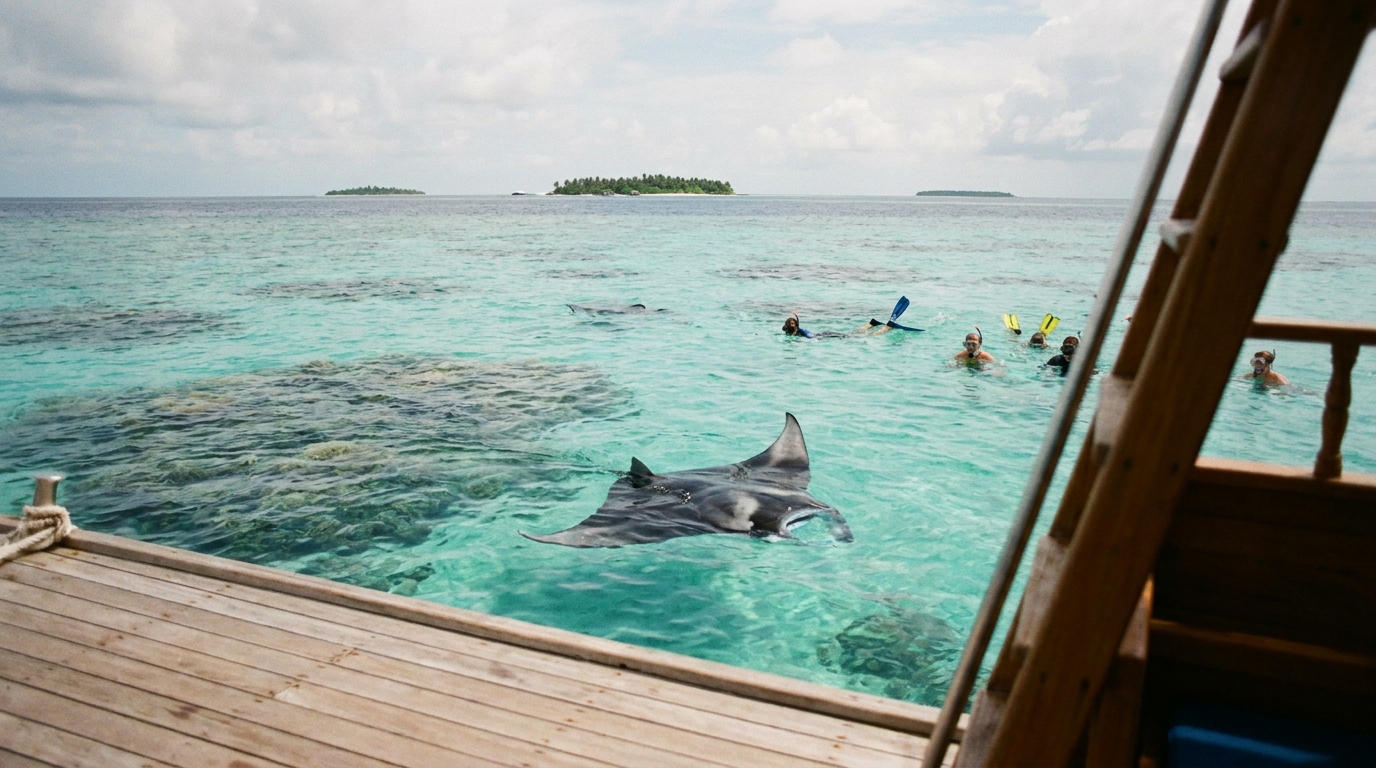 Baa Atoll: UNESCO Biosphere and Manta Ray Season - where to stay in maldives