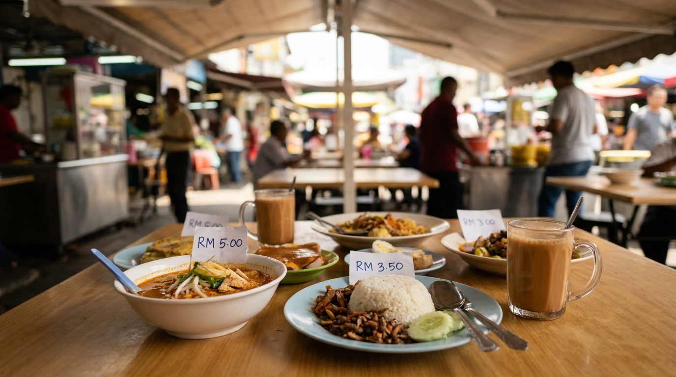 Food and Drink Costs - kuala lumpur travel budget