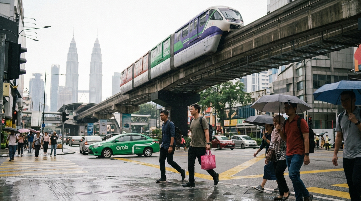 Getting Around Kuala Lumpur: Rail, Grab, and Walking - kuala lumpur travel guide