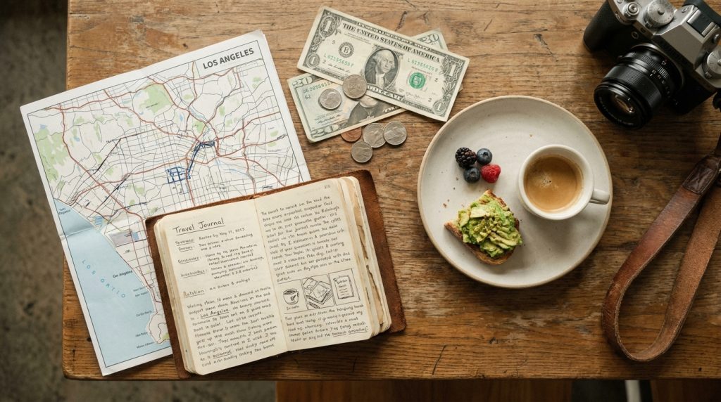 los angeles travel budget