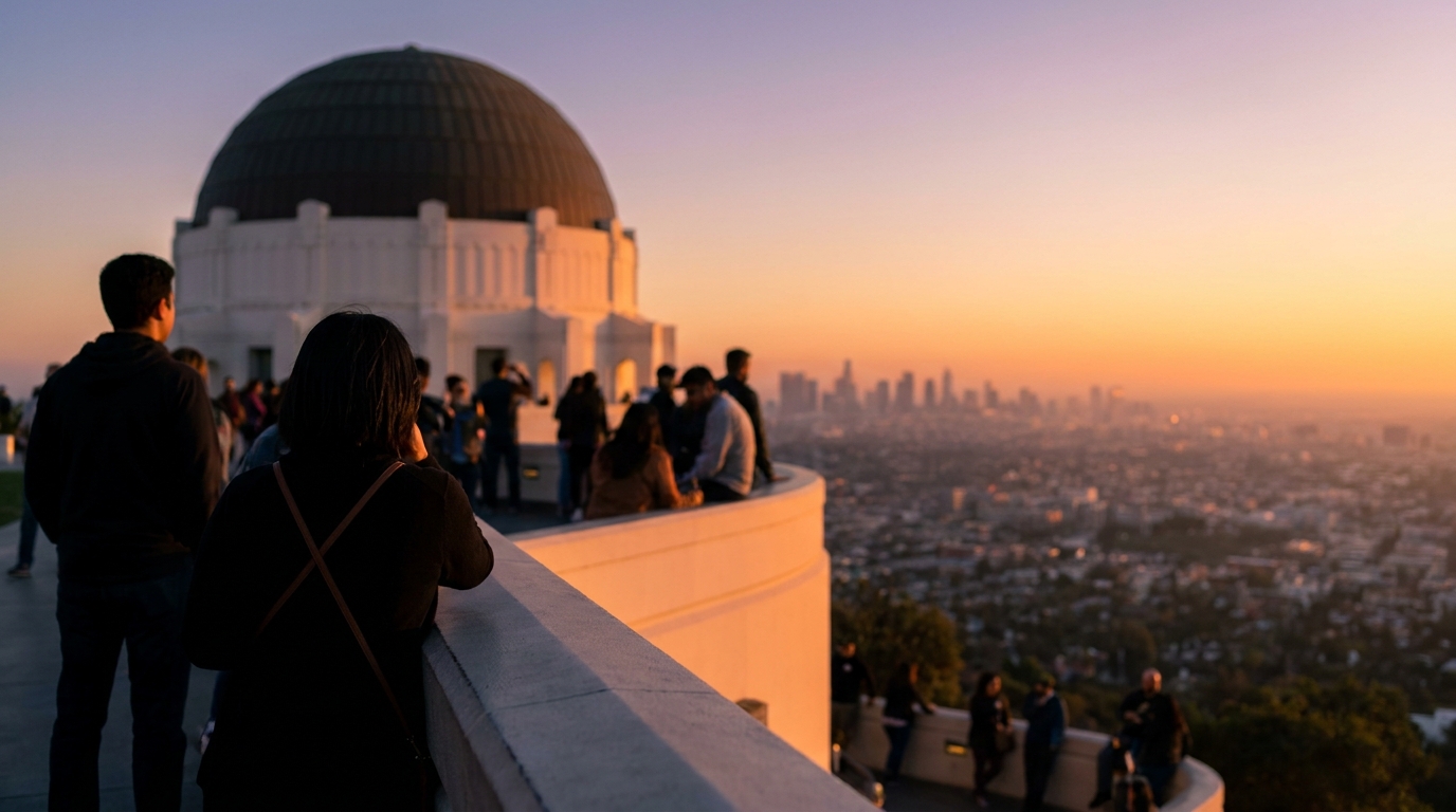 Watch the Sunset at Griffith Observatory - best things to do in los angeles