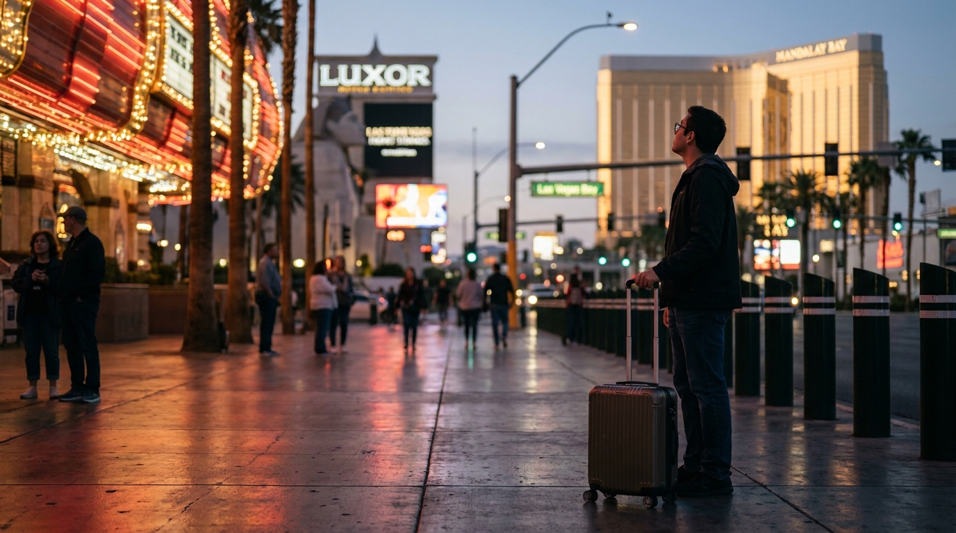 Day 1: South Strip and Arrival Night - las vegas itinerary 4 days