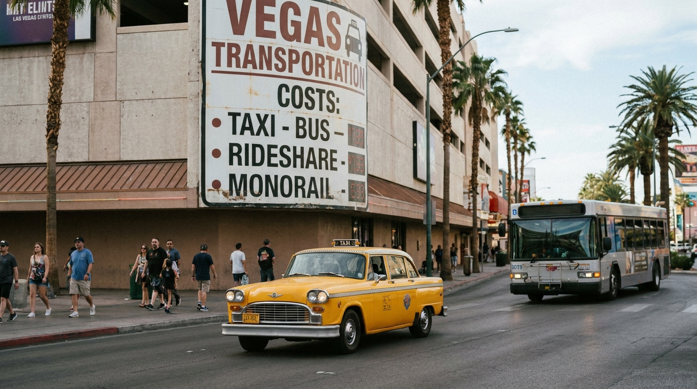 What Does Transportation Cost in Las Vegas? - las vegas travel budget
