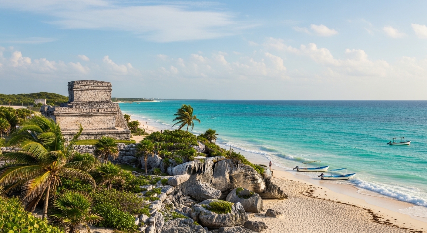 Day 1: Tulum Ruins and Playa Paraiso - tulum itinerary 5 days