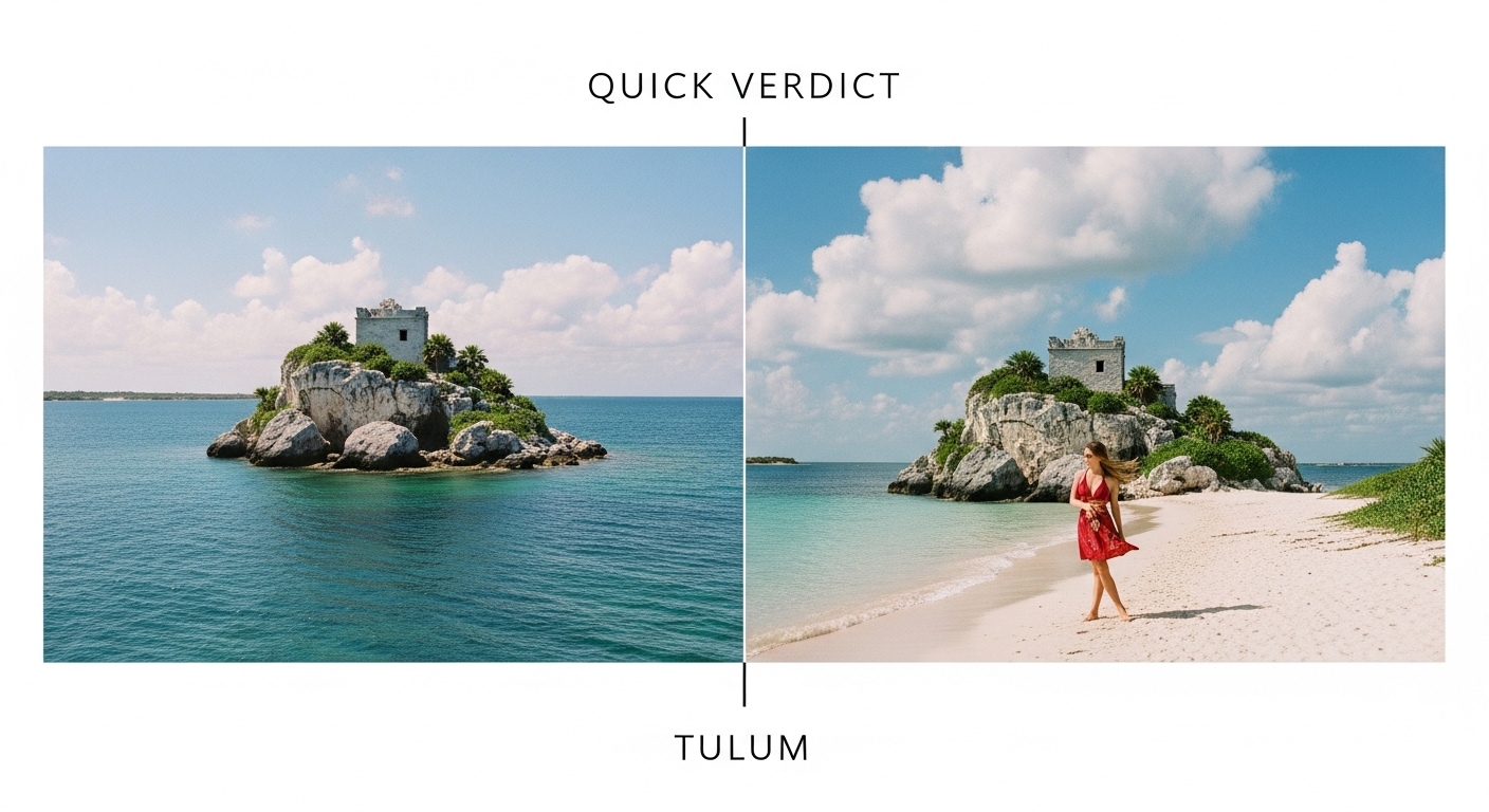 Cancun vs Tulum: Quick Verdict