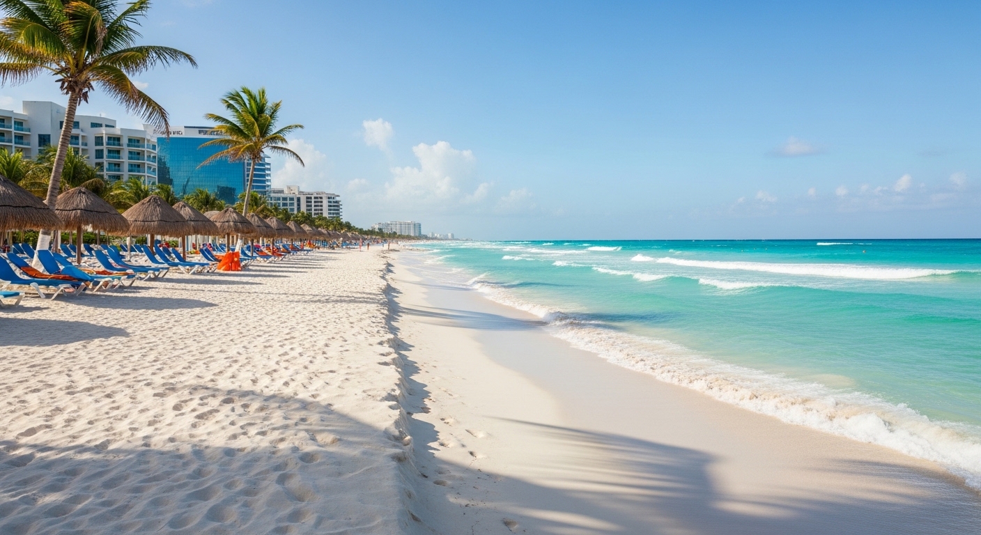 Day 1: Arrival and the Hotel Zone Beaches - cancun itinerary 5 days