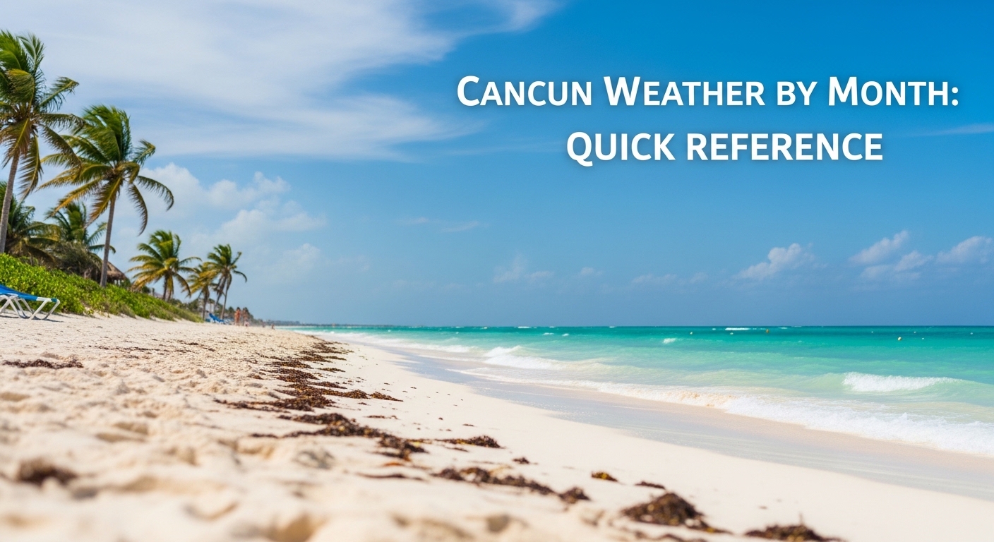 Cancun Weather by Month: Quick Reference - best time to visit cancun