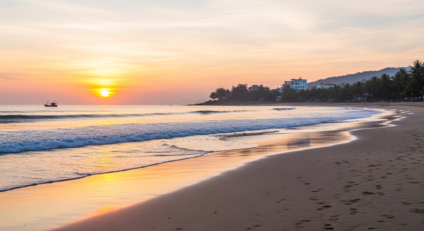 Pham Van Dong Beach: Best for Watching the Sunrise and Avoiding Crowds - best beaches da nang