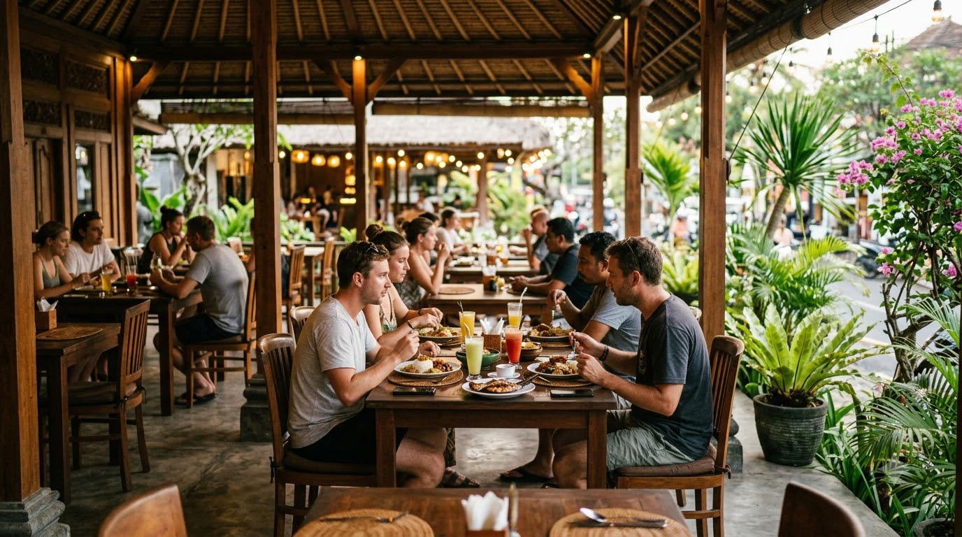 Mid-Range Restaurants (USD 10-25 by Region) in Bali, Indonesia
