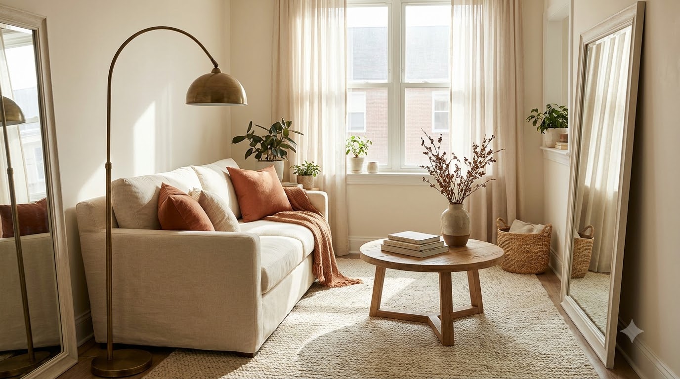 Living Room Ideas That Pinterest Saves Most — 37 Small Apartment Decor Ideas That Make Tiny Spaces Feel Bigger (2026)