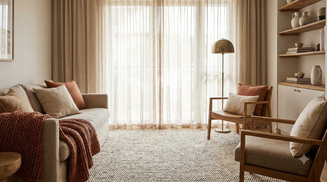 Step 7: Rugs, Curtains, and Soft Goods — Small Apartment Decorating Ideas: The Complete 2026 Guide for Renters