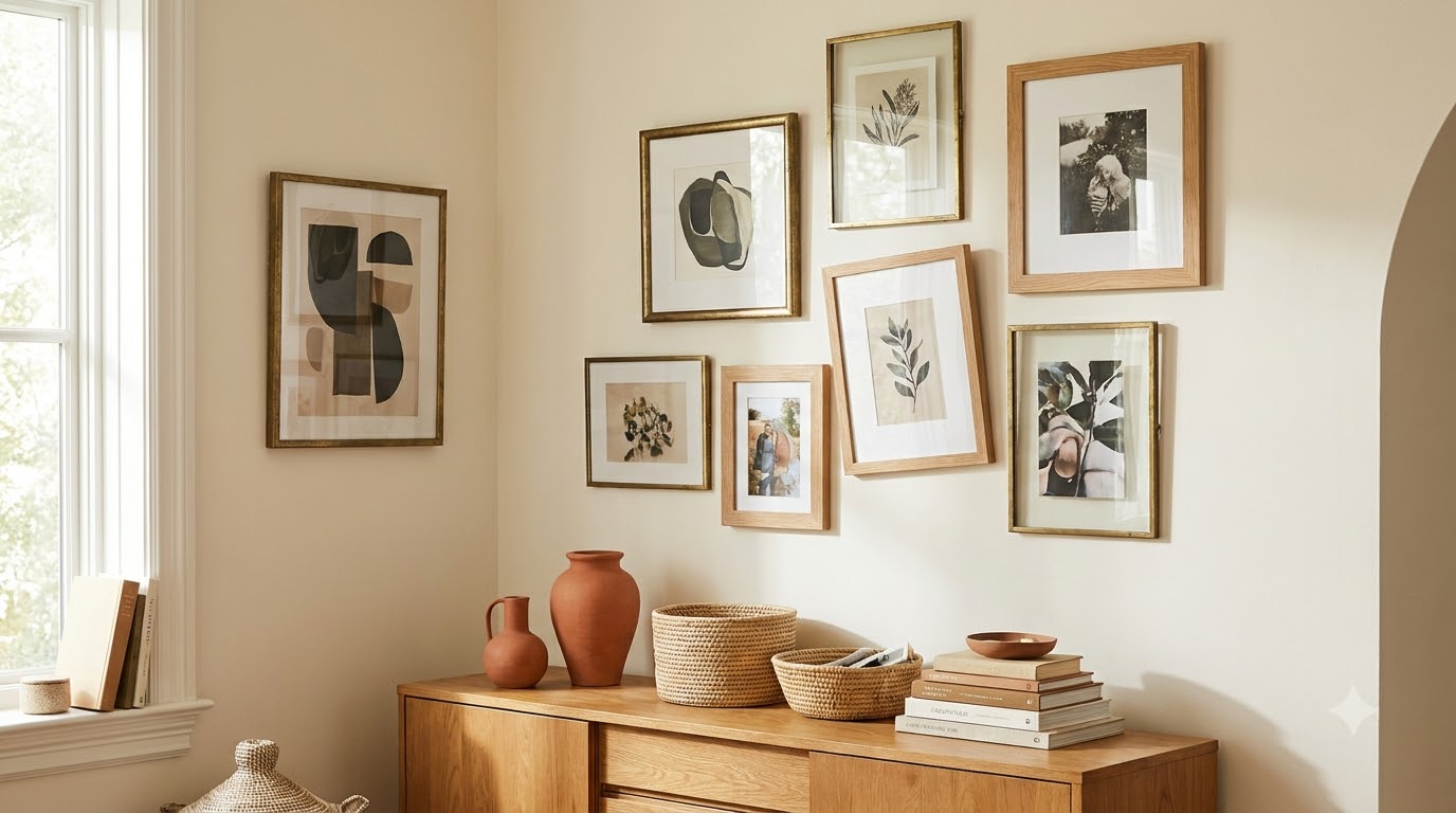 Common Small Gallery Wall Mistakes — Small Gallery Wall Ideas for Tight Spaces (That Actually Look Intentional)