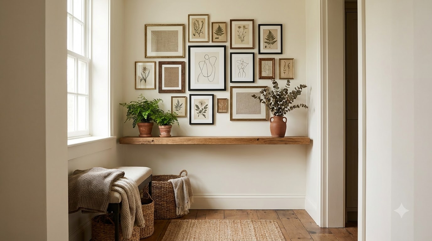 17 Small Gallery Wall Ideas, Layout by Layout — Small Gallery Wall Ideas for Tight Spaces (That Actually Look Intentiona